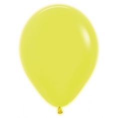 Neon Yellow Heliumballon – inkl. Band | Fertig gefüllt