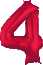 4 Rot- Folienzahl 86 cm