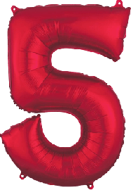 5 Rot- Folienzahl 86 cm