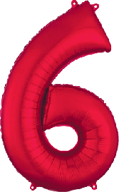 6 Rot- Folienzahl 86 cm