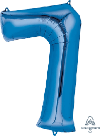 7 Blau- Folienzahl 86 cm