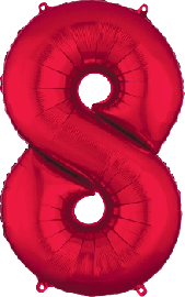 8 Rot- Folienzahl 86 cm