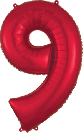 9 Rot- Folienzahl 86 cm