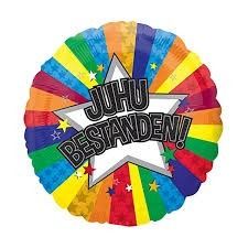 Heliumlfoliballon - JUHU BESTANDEN!