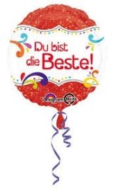 Heliumlfoliballon - Du bist die Beste!