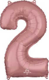 2 Rose Gold - Folienzahl 86 cm