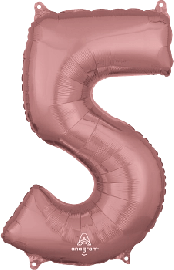 5 Rose Gold - Folienzahl 86 cm