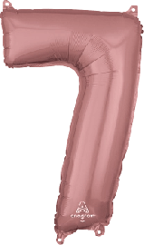 7 Rose Gold - Folienzahl 86 cm