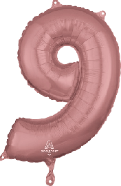 9 Rose Gold - Folienzahl 86 cm