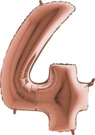 4 Rose-Gold - Folienzahl 90 cm