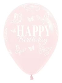 Happy Birthday Enchanted Butterflies Hell Rose