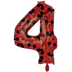 4 Maus Rot - Folienzahl 86 cm