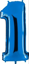 1 Blau - Folienzahl 66 cm 