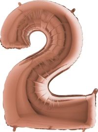 2 Rose-Gold - Folienzahl 90 cm