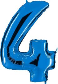 4 Blau - Folienzahl 66 cm 