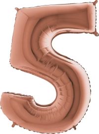 5 Rose-Gold - Folienzahl 90 cm