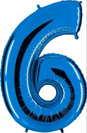 6 Blau - Folienzahl 66 cm 