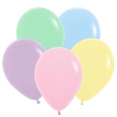 Einfarbig Latexballon mit Helium